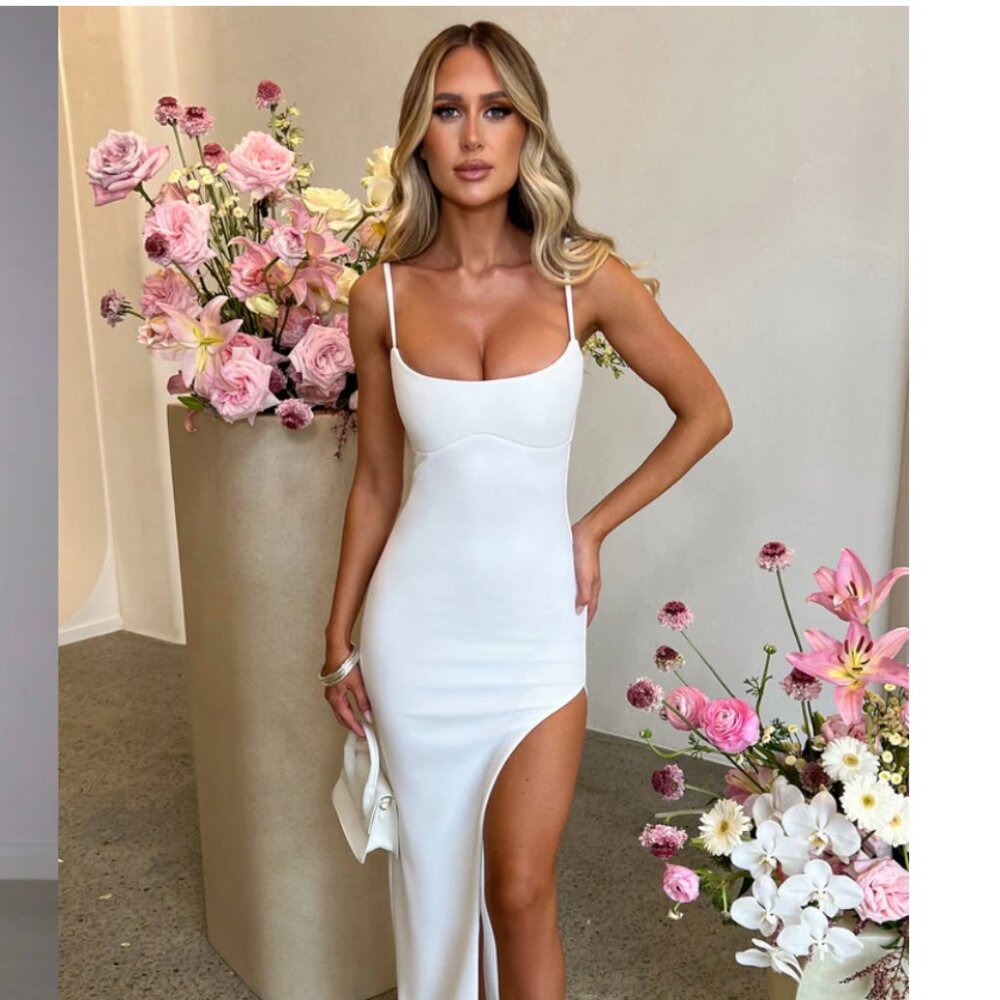 Babyboo Tiarne Maxi Dress - White